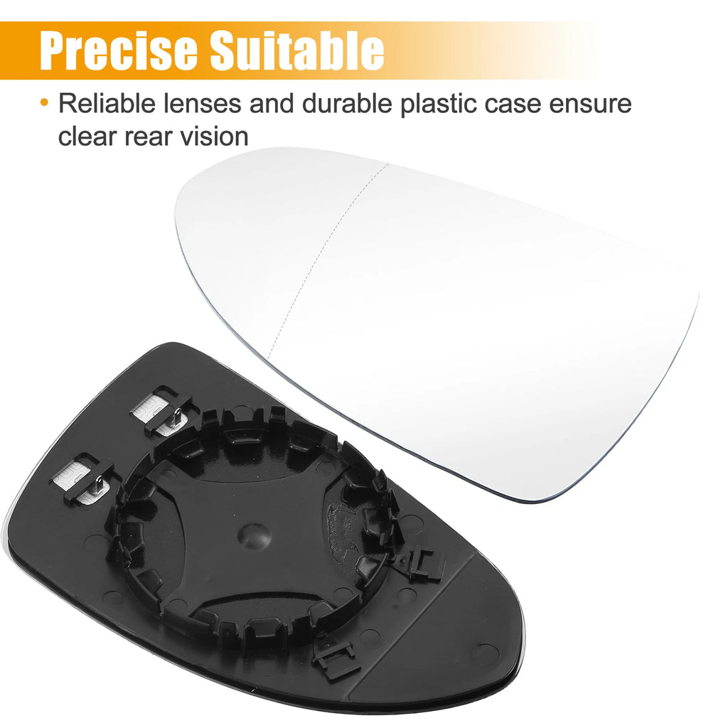 Heated Right Side Rearview Mirror Glass for Opel Corsa D (2006–2014) 1426558