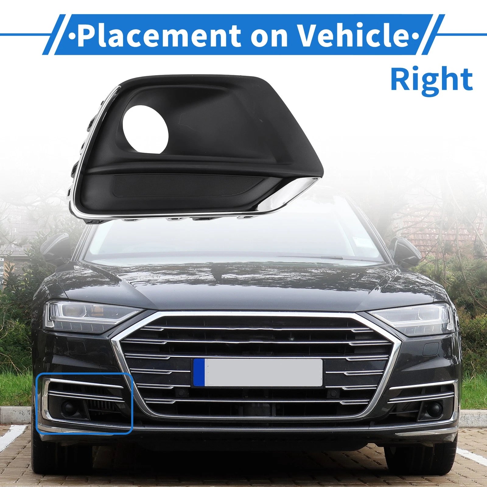 Car Front Right Fog Light Grill for Chevrolet Trax (2017–2020)