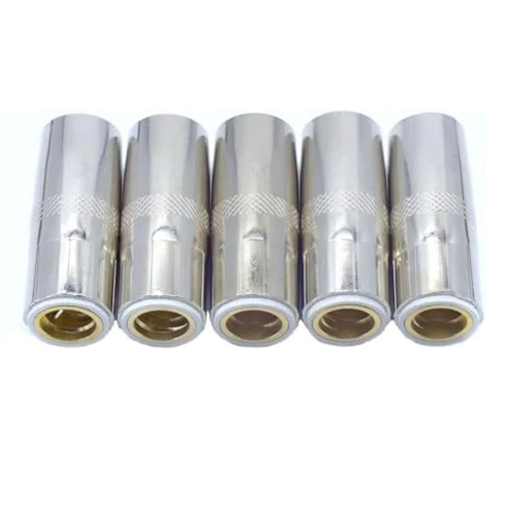 5-Pack Copper Nozzle for MIG Welding 350A Threaded Nozzle