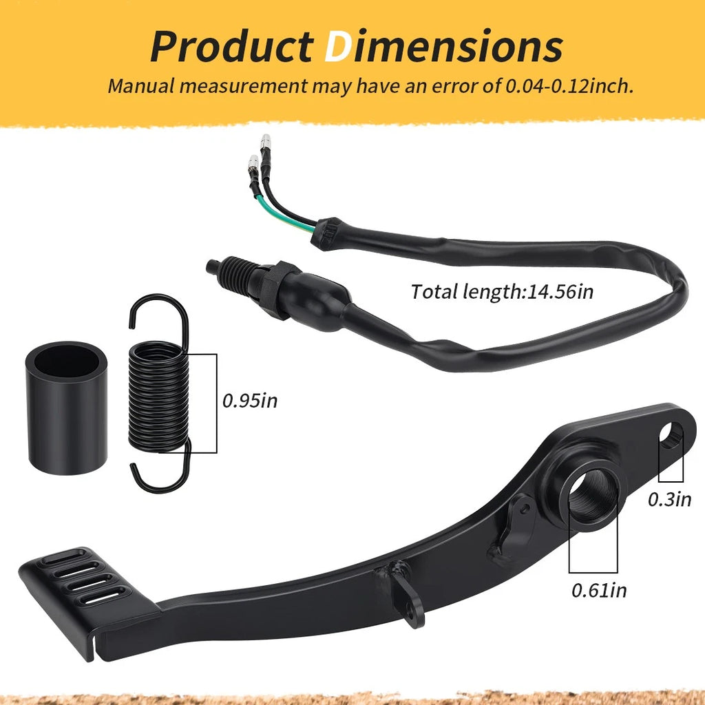 Brake Lever Pedal Assembly & Switch Sensor for Honda CB300F (2016–2018)
