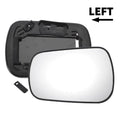Left Side White Mirror Glass for Ford Fiesta (2002–2005)