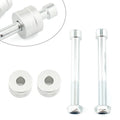 Handle Bar Risers Kit for Ducati Hypermotard 1100 (2007–2009) Silver