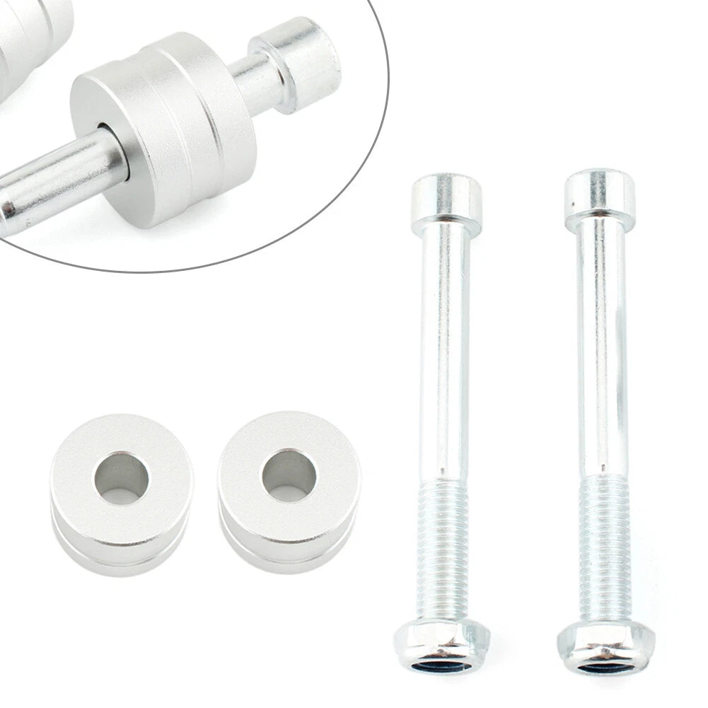 Handle Bar Risers Kit for Ducati Hypermotard 1100 (2007–2009) Silver