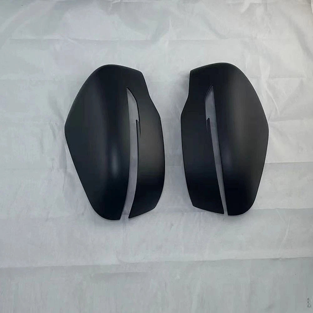 2Pcs Black Wing Side Mirror Covers For Nissan Navara NP300 2014-2020 Replacement