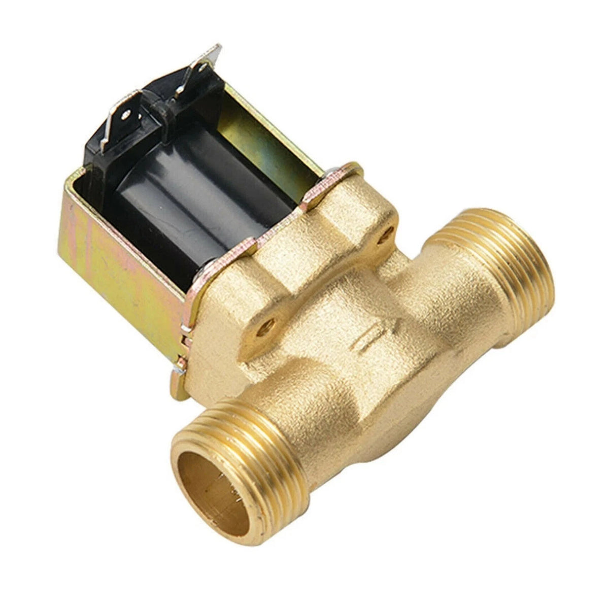 Brass Electric Solenoid Valve 1/2" DC12V for Water System (0-40°C)