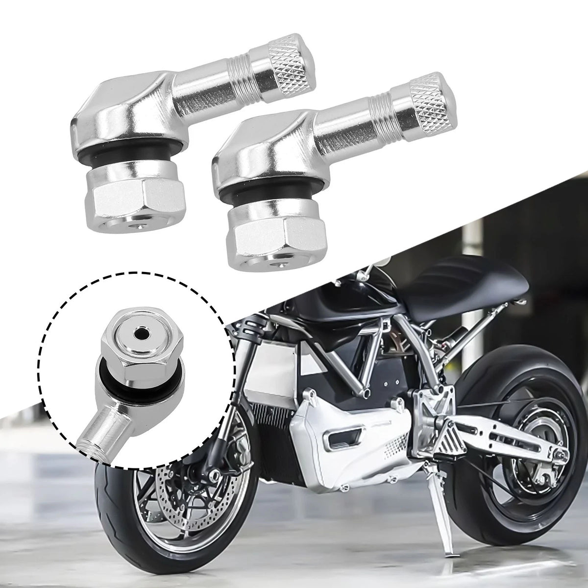 90 Degree Angled Motorcycle Valve Stems for Long Lasting Use