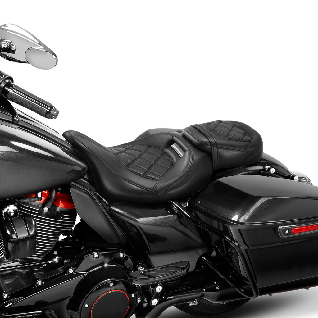 Rider Driver & Passenger Seats for Harley Electra Glide (2009–2023)