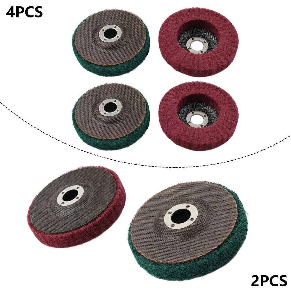 100mm Nylon Fiber Flap Buffing Wheel for Angle Grinder