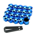 20x 21mm Wheel Nut Caps for Rust Proofing with Removal Tool