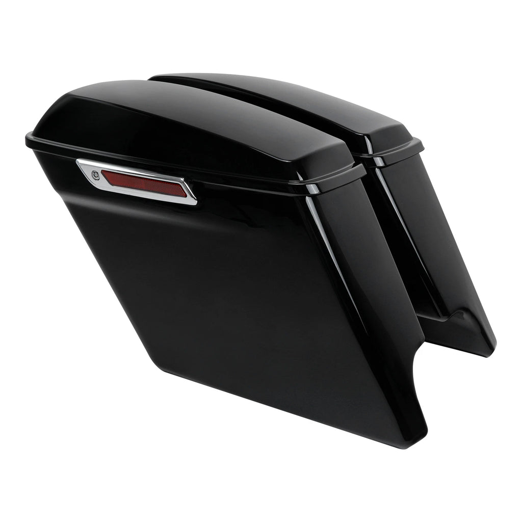 5" Stretched Extended Saddlebags with Latch Key for Harley Touring (2014–2024)