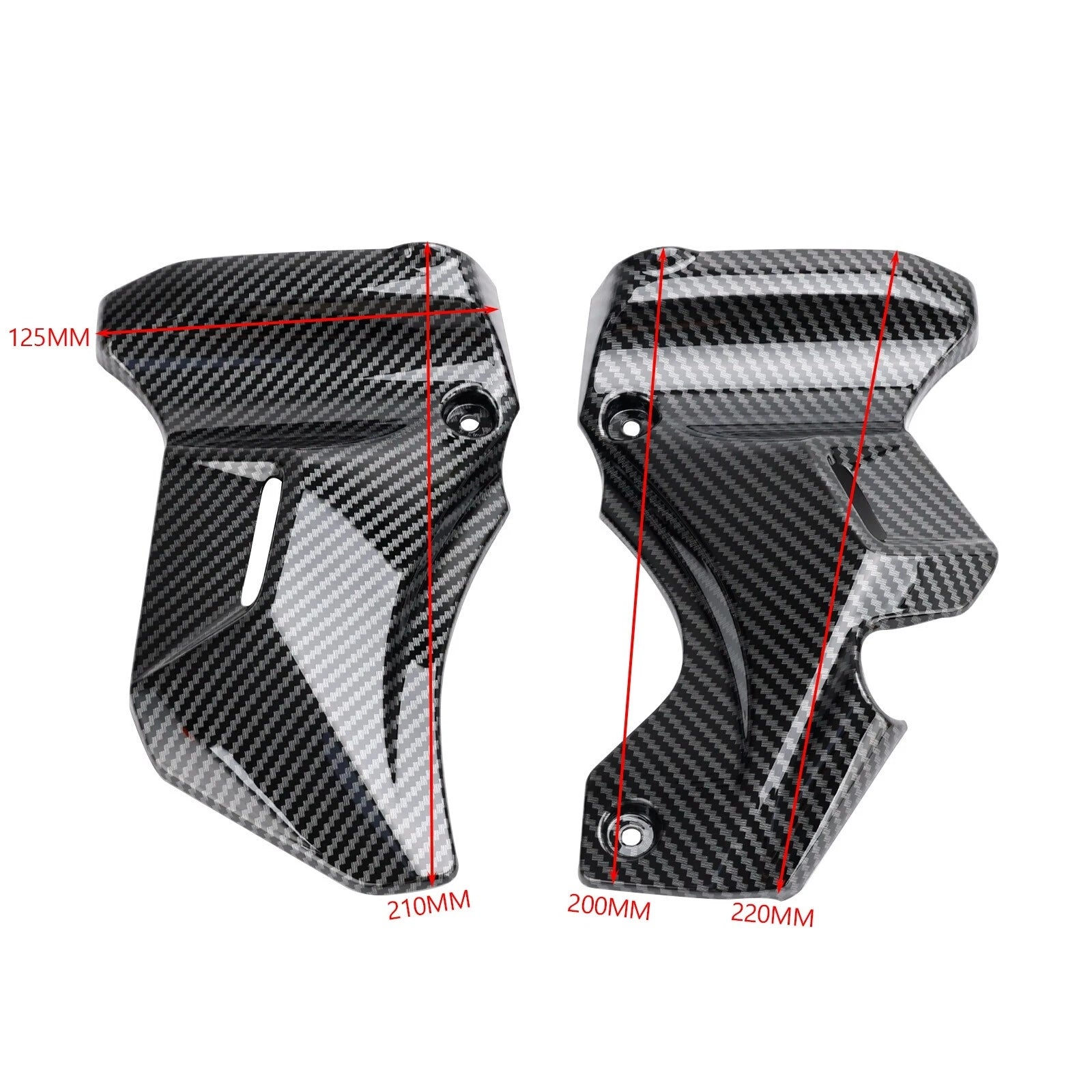 Gas Tank Side Trim Cover Panel for Kawasaki Z900RS (2018–2023) Carbon