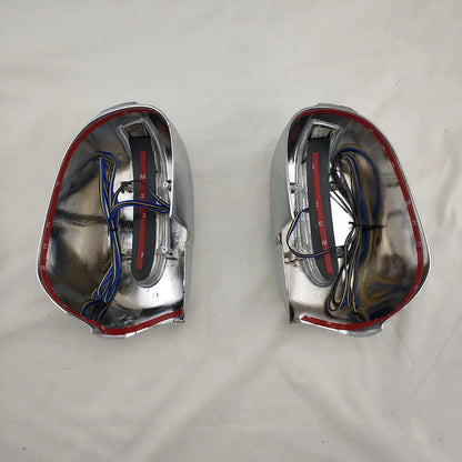 2X LED Side Mirror Cover Trim ABS Chrome for Toyota Corolla (1993–1997)
