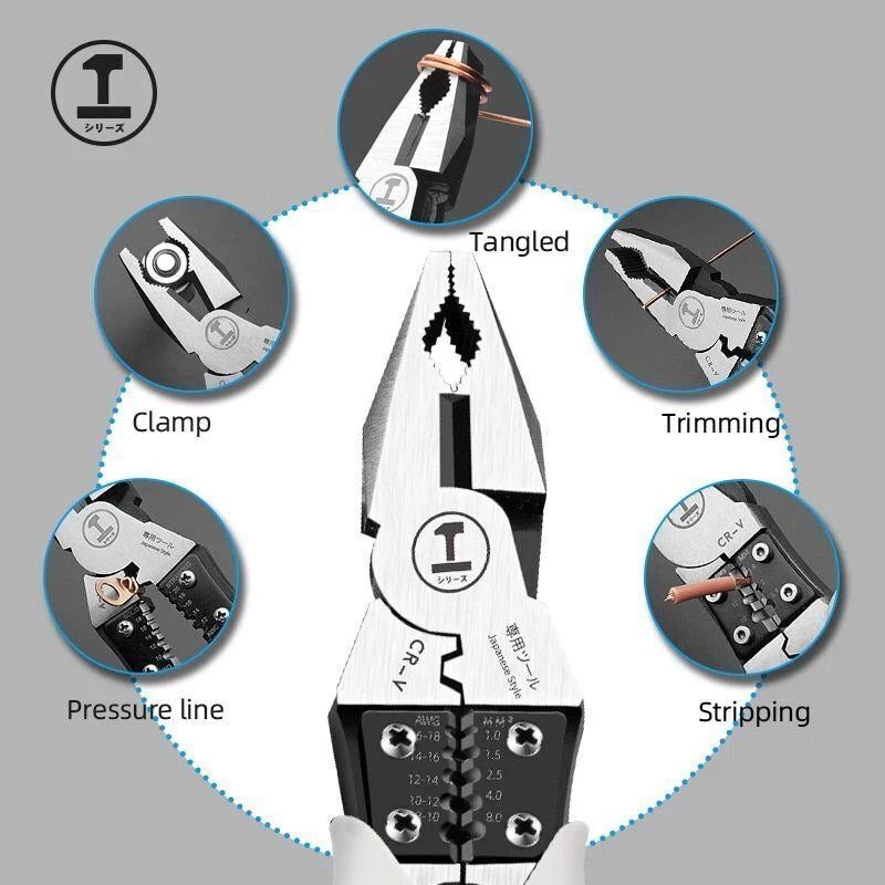 Needle Nose Plier Universal Wire Cutter Tool for Automotive Use