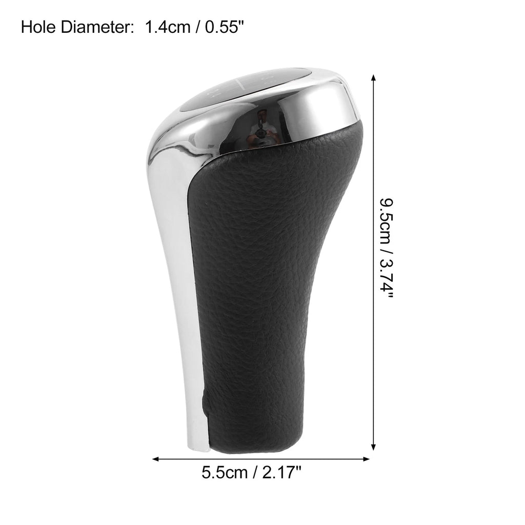 Manual Shift Knob Head Replacement Faux Leather for BMW X1 E84 (2009–2015)