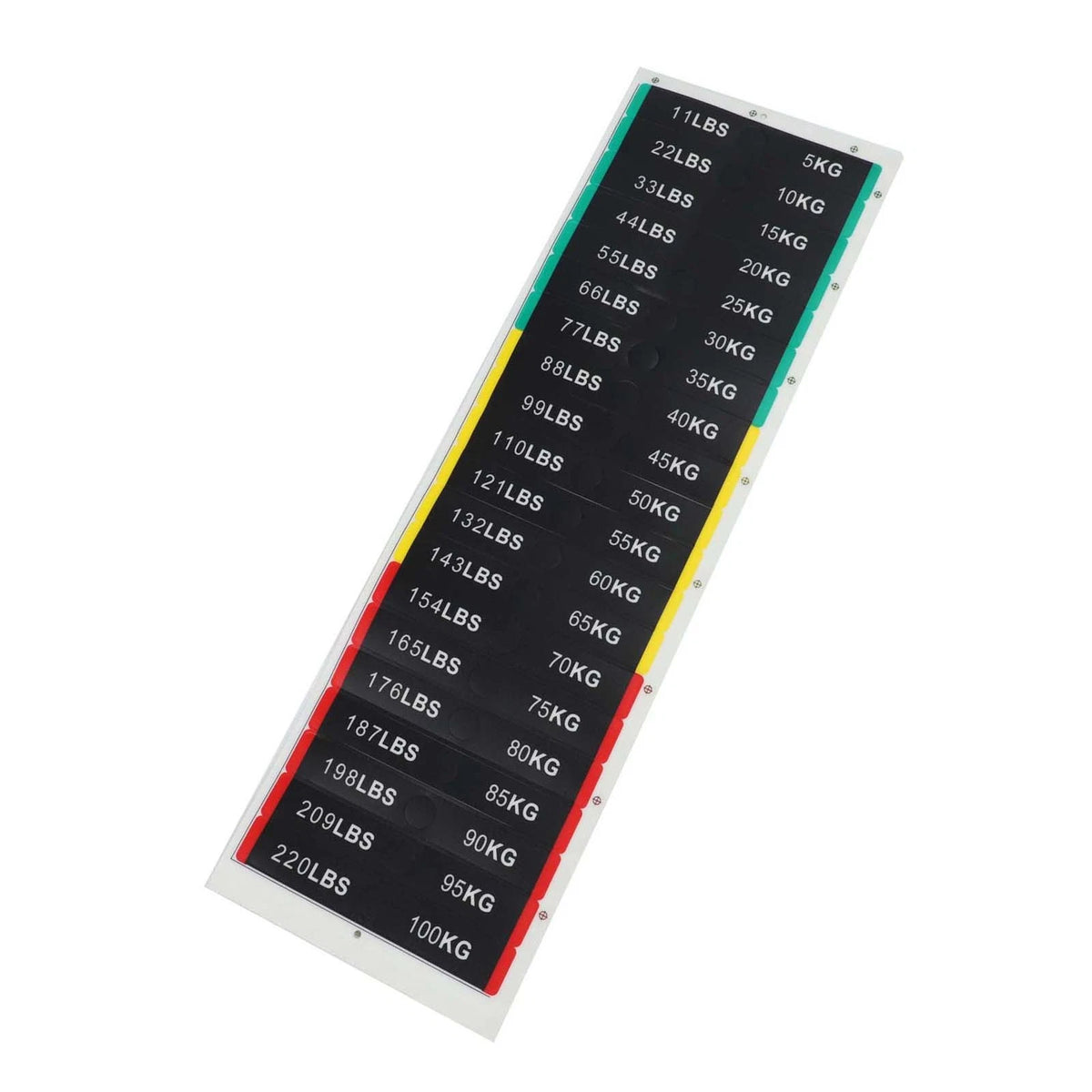 Weight Plate Stickers for Easy Identification and Organization