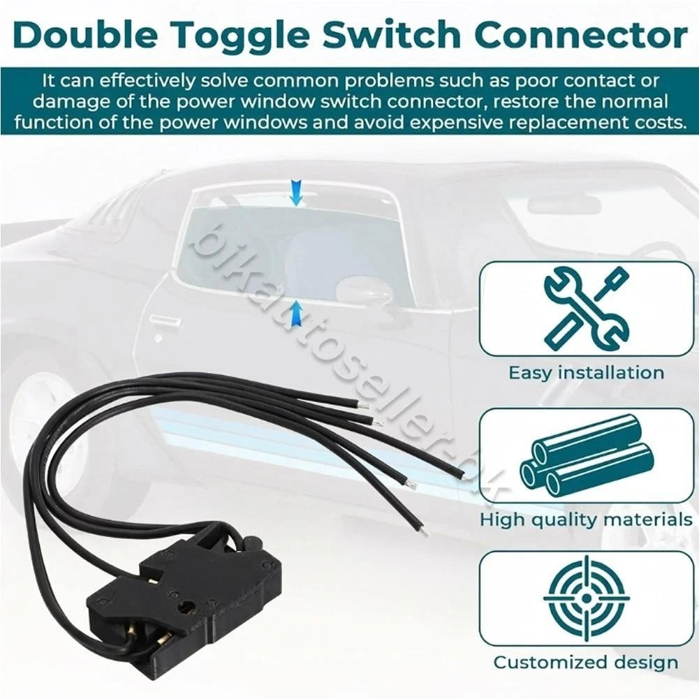 Power Window Switch Connector for Chevy Camaro Pontiac Firebird (1970–1981)