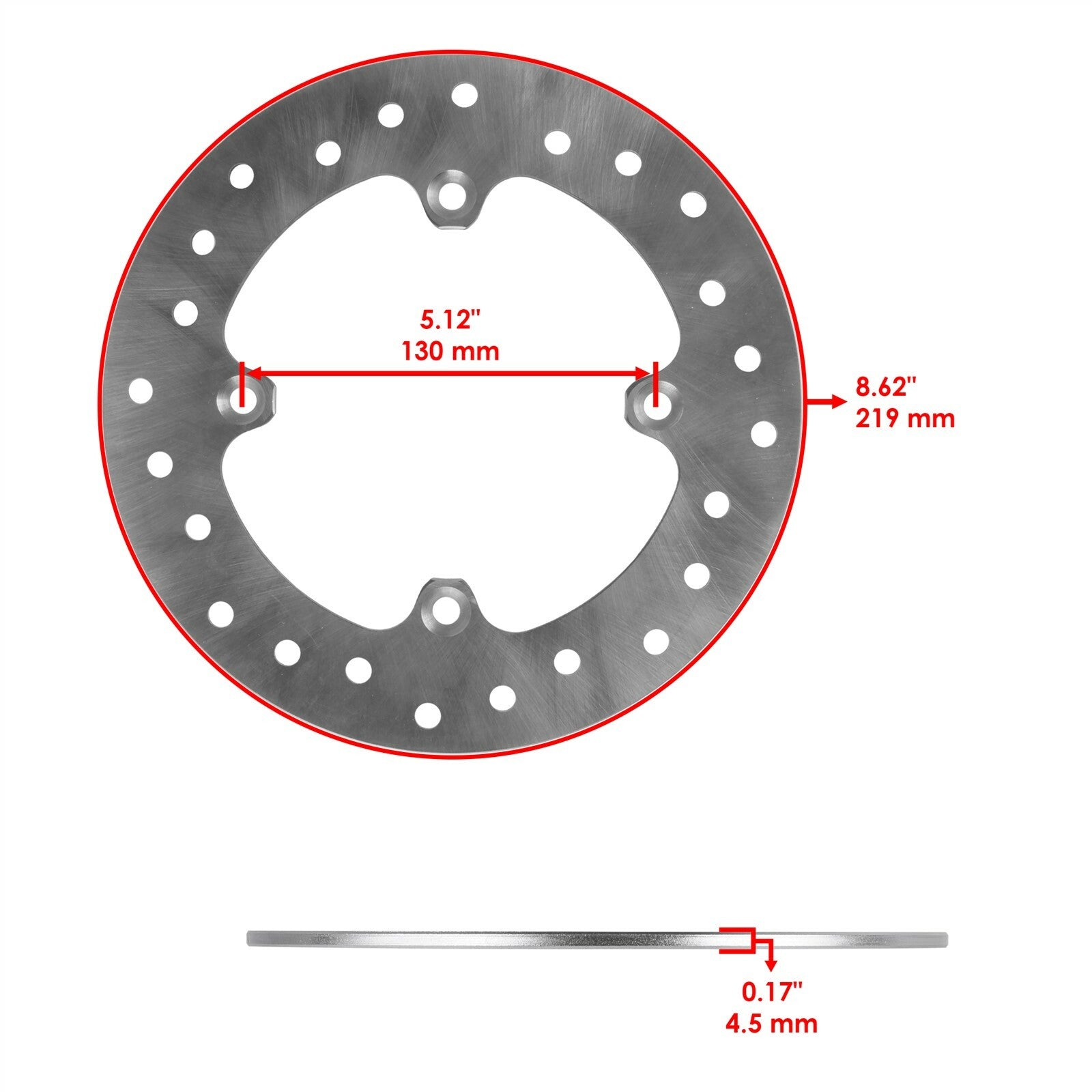 Brake Disc Rotor Front Set for CanAm Maverick Trail 800 XRC (2019–2020)