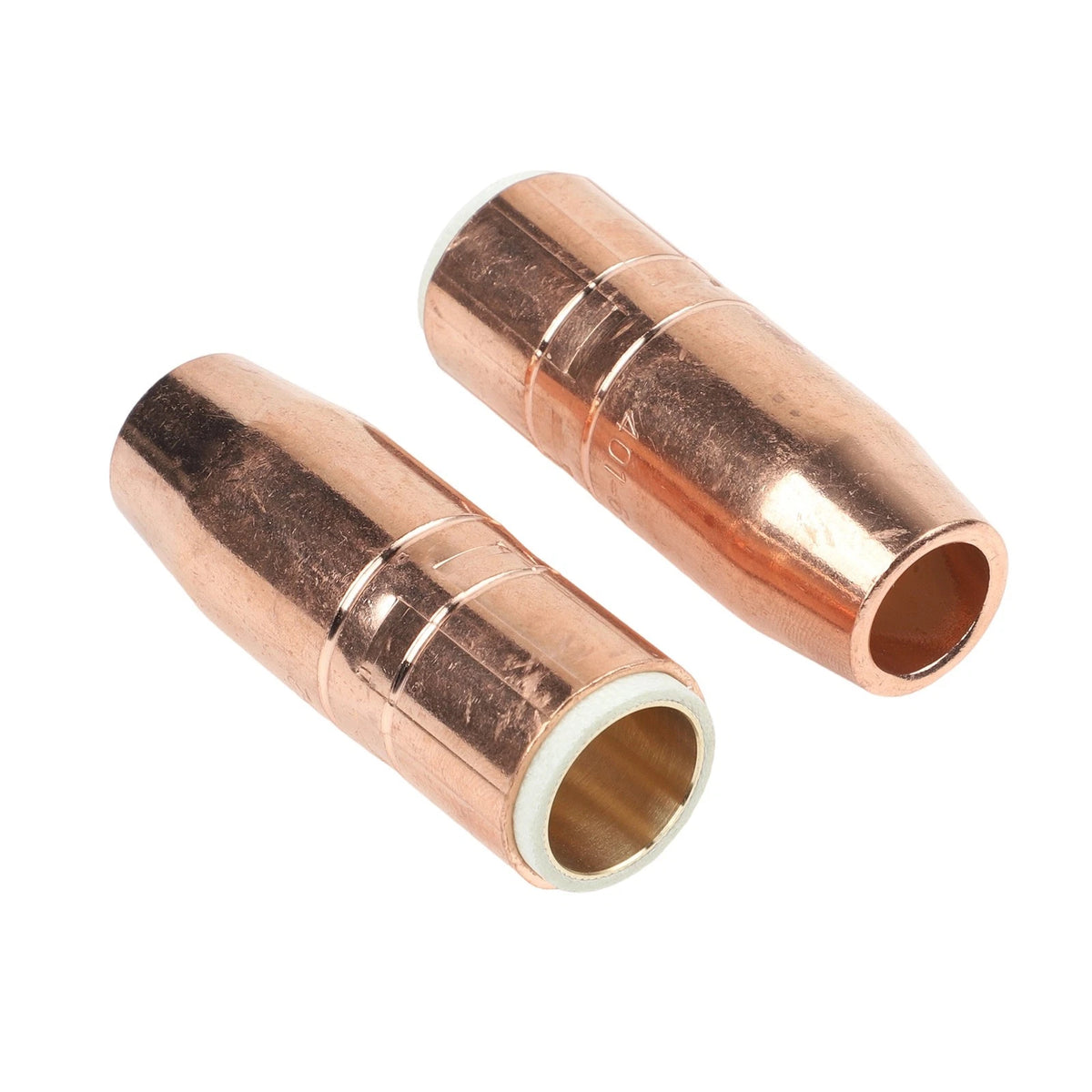2X Heavy Duty Copper Nozzle for MIG Welding 58 Inch Bore Size