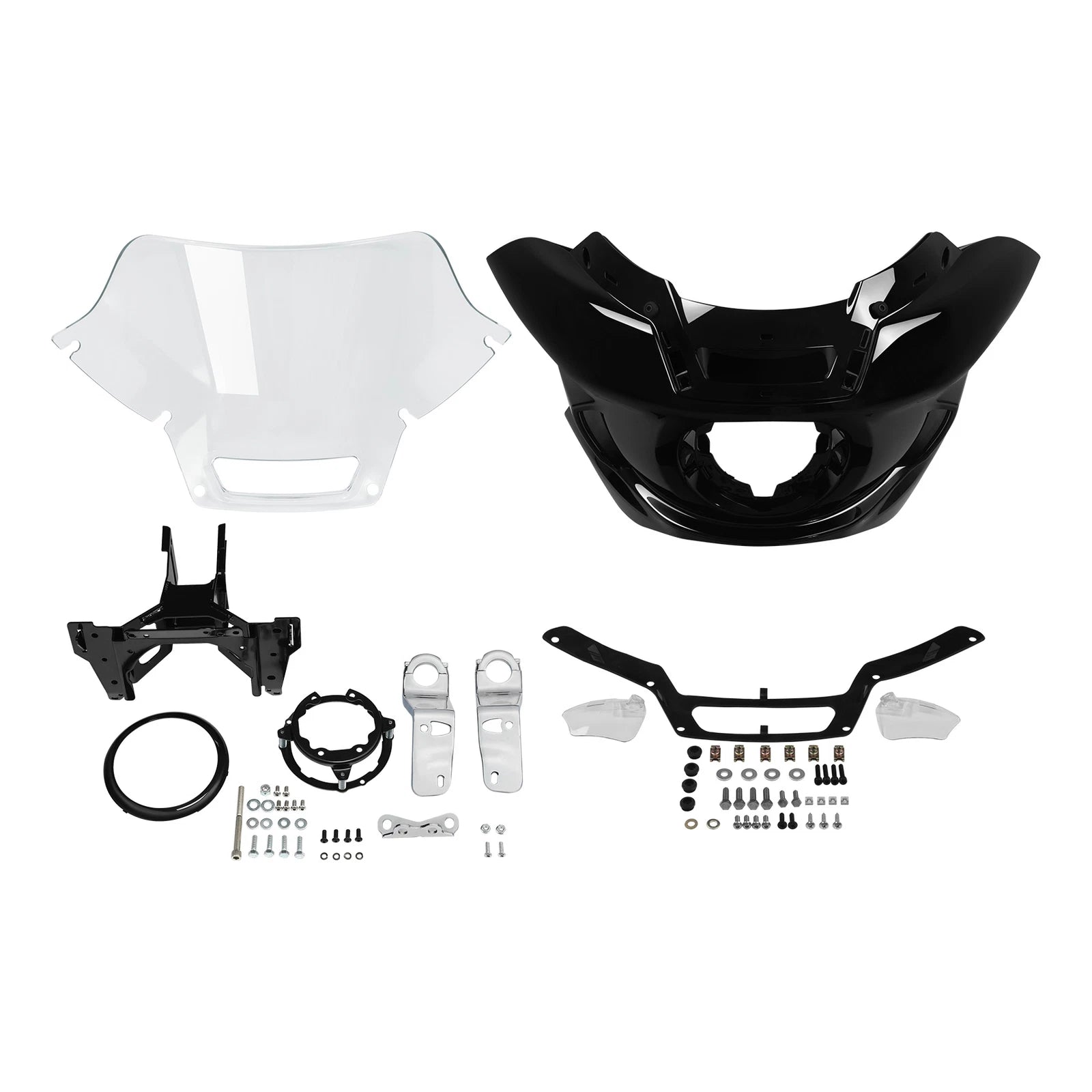 Headlight Fairing Windshield Mount Bracket Kit for Harley Low Rider ST (2022–2025)