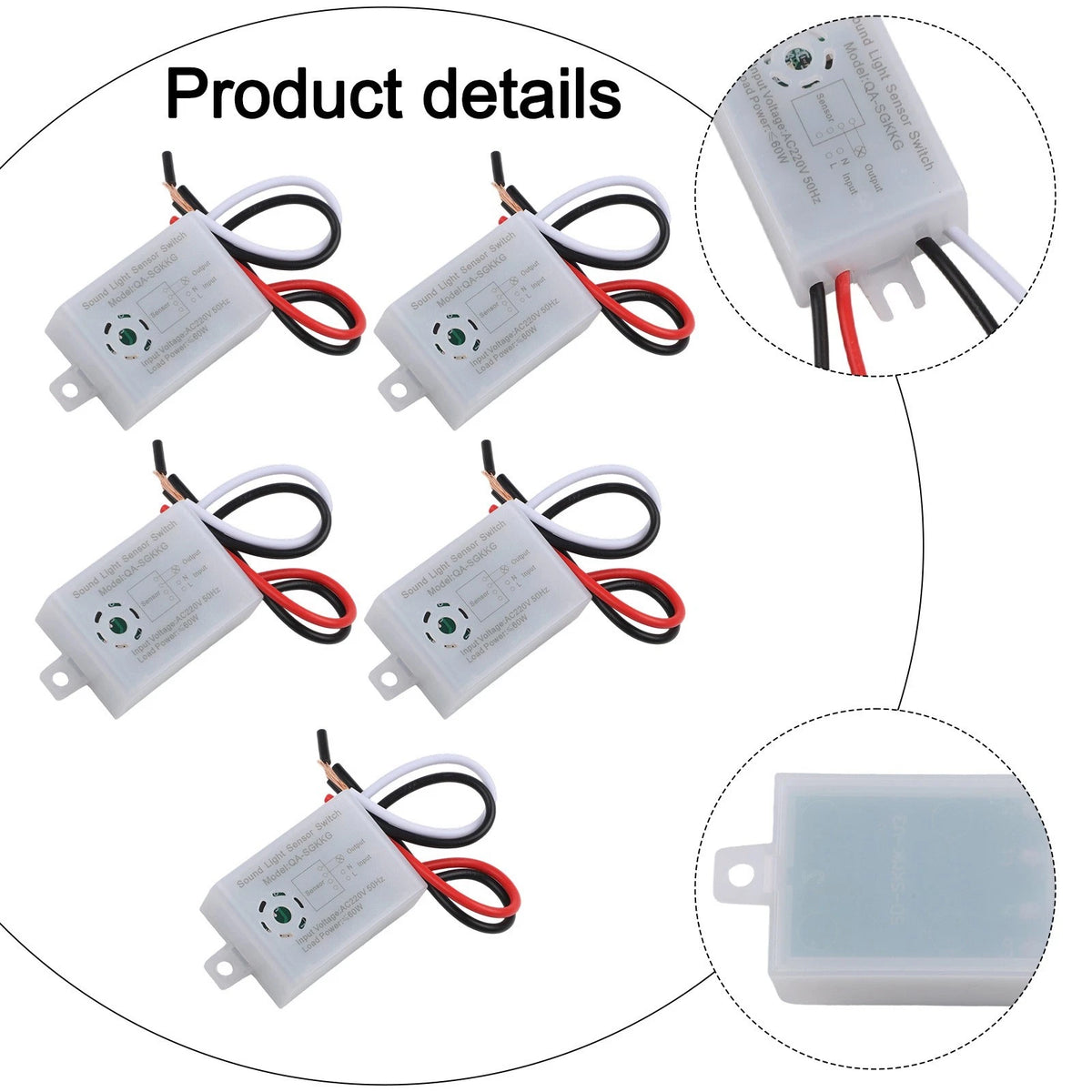 Sound Control Sensor for Above 50V Below 440V