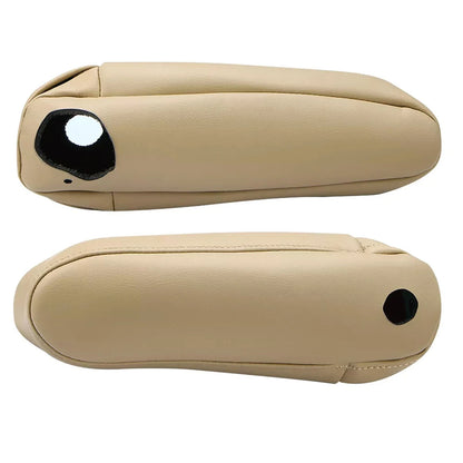 2X Leather Seat Armrest Cover for Lexus RX - Beige