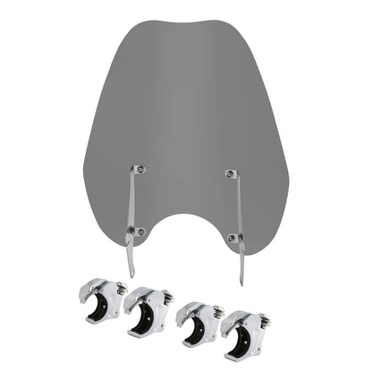 Windscreen Windshield & 39mm Clamps for Harley Sportster XL 883 1200 (1988–Present)