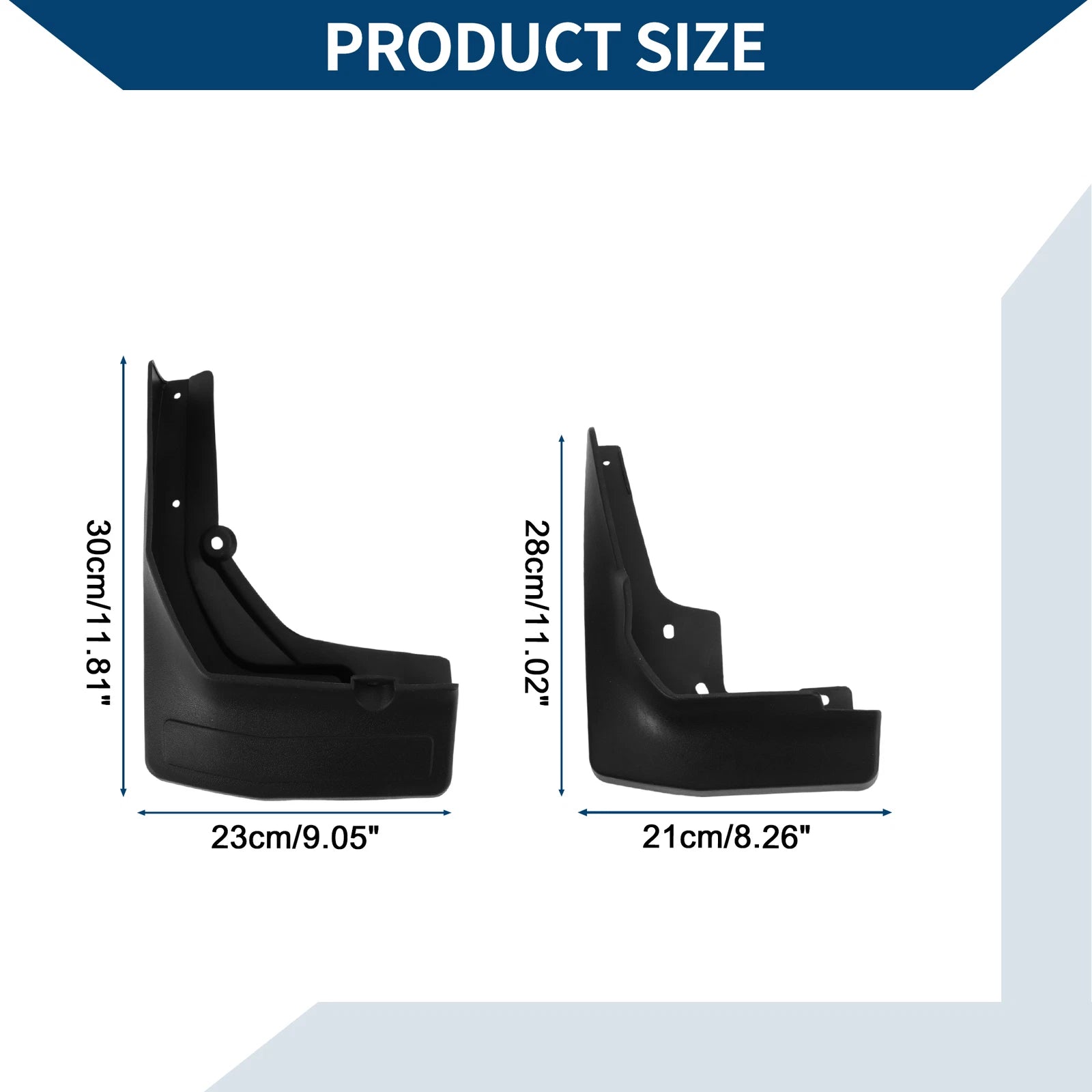 Mud Flaps Splash Guards for Mercedes-Benz GLC Coupe (2017–2019)