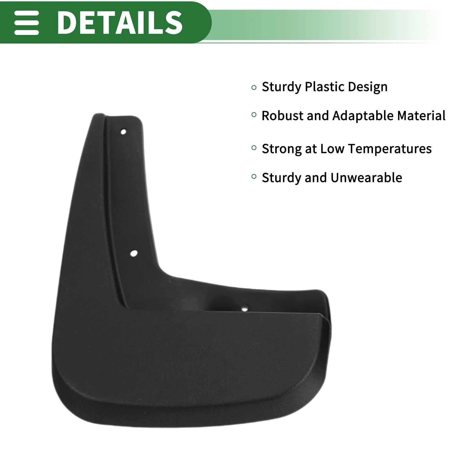 Mud Flaps Splash Guards for Chevrolet Equinox (2010–2017) W/ Mounts