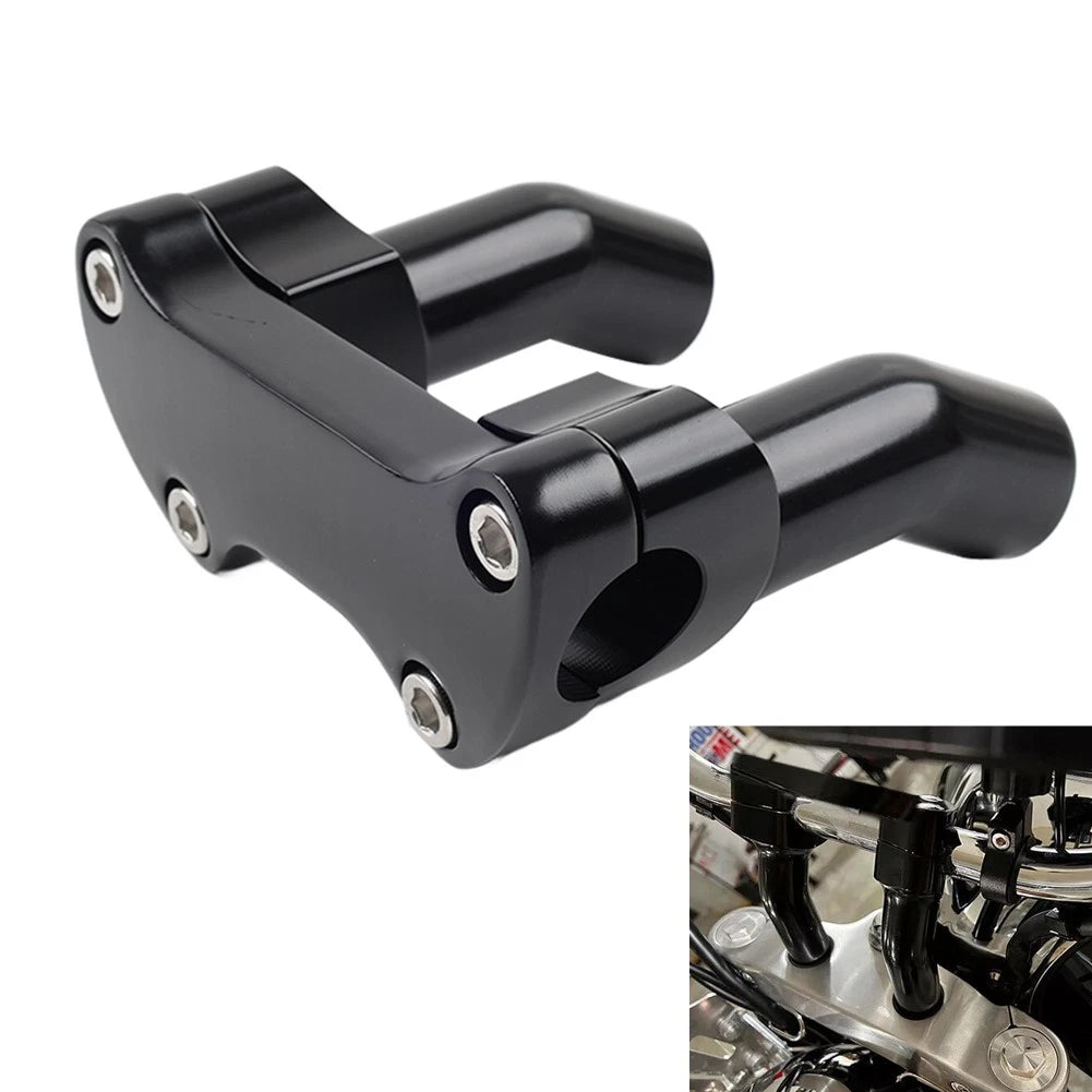 3.5" Handlebar Risers Clamp for Harley Dyna Softail Sportster XL