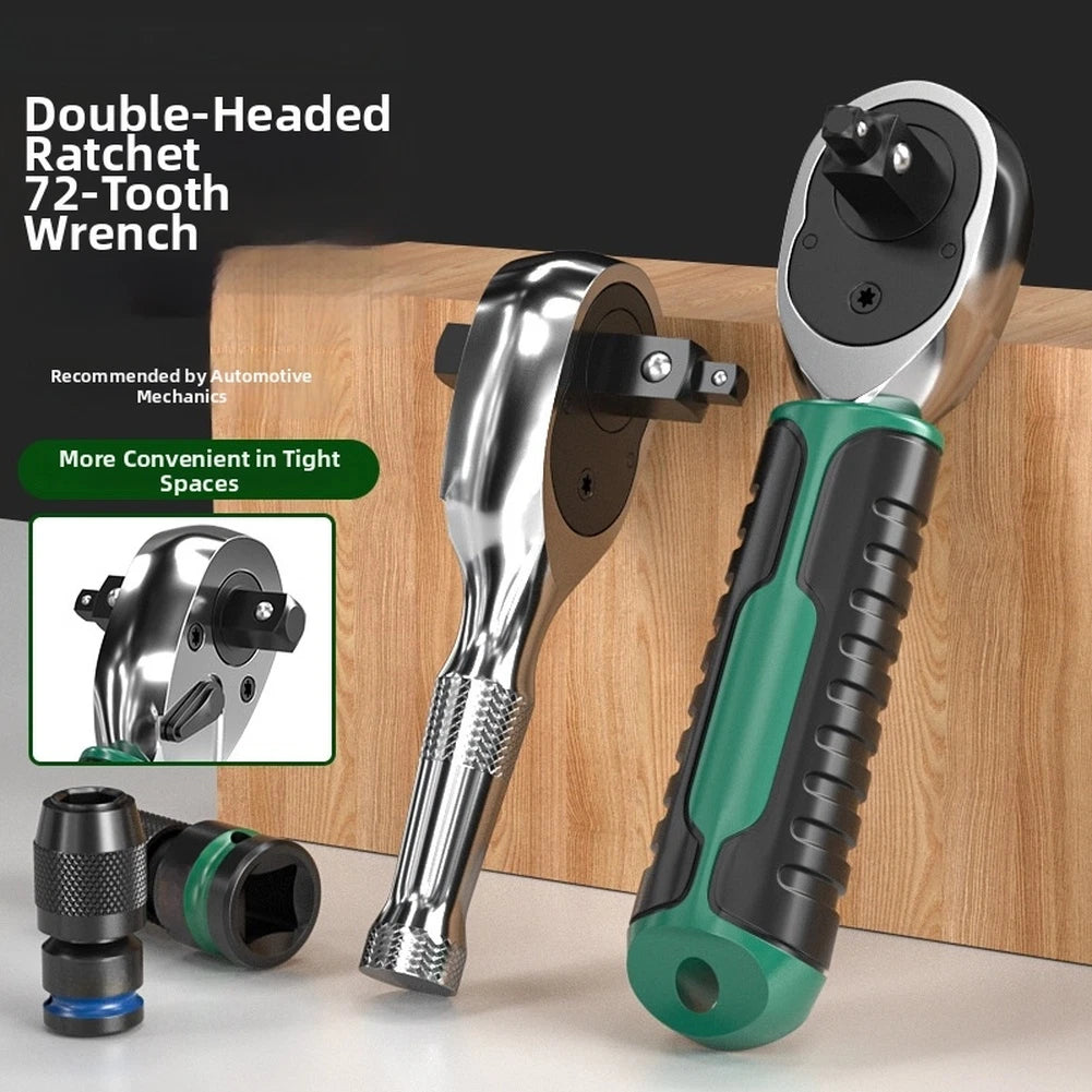 Ratchet Wrench Set 72 Tooth 1/4 3/8 1/2 Drive for CRV (2017–2022)