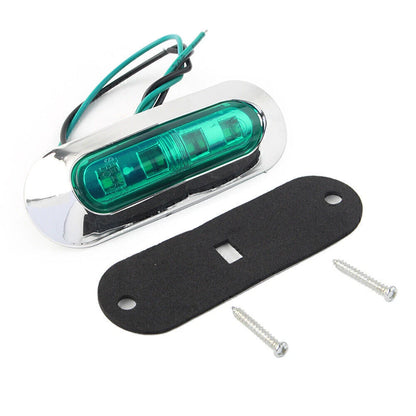 5pcs LED Side Clearance Marker Lights for Truck Trailer Pickup (12V 24V)