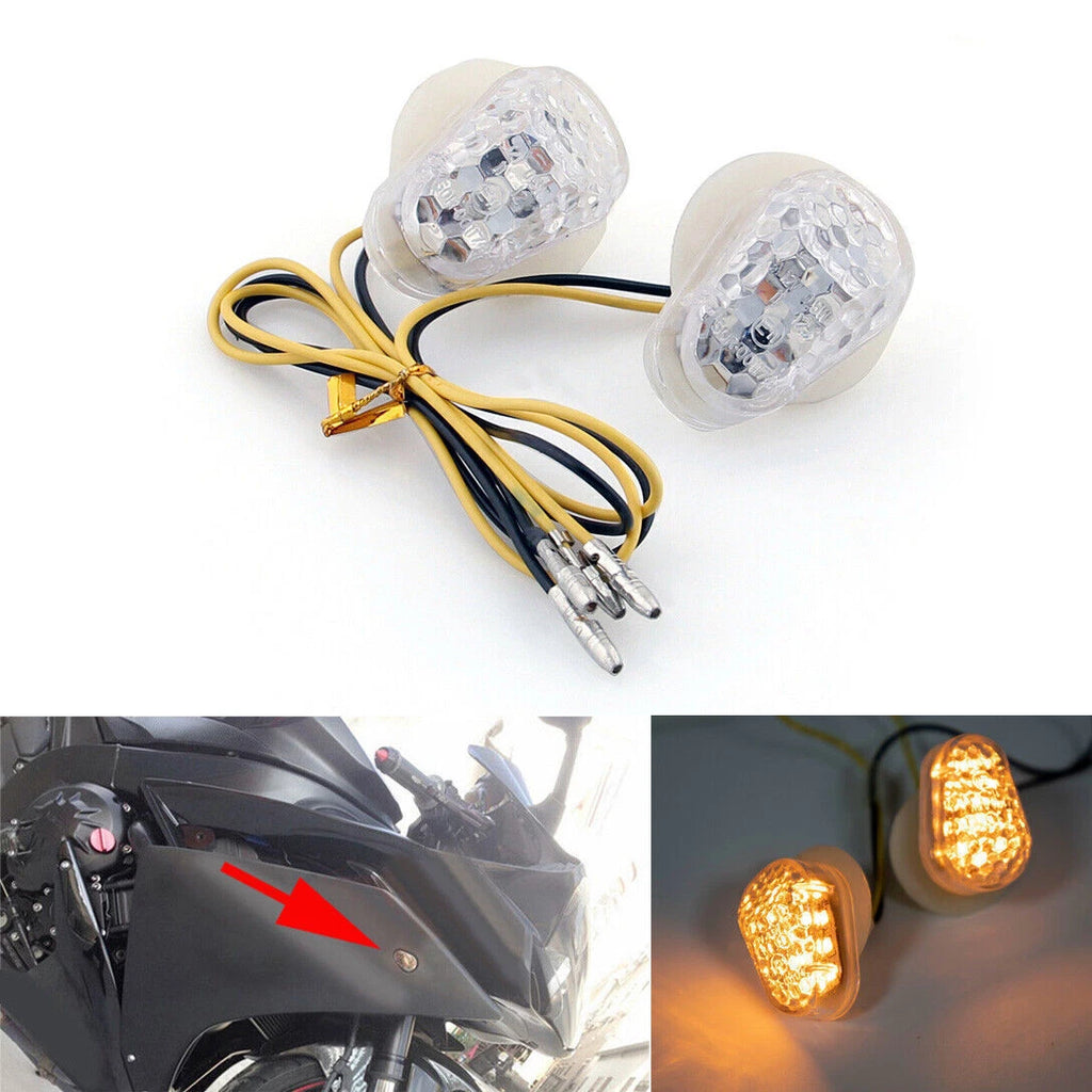 LED Turn Signals for Yamaha YZF R1 R6 R6S R3 FZ1S FZ6S FZ6R XJ6 MT-03 FZ8 FZ10