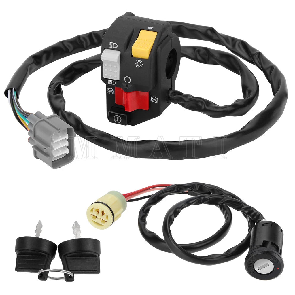 Handlebar Kill Switch & Key Switch for Honda Rancher 350 TRX350TM 2000–2005