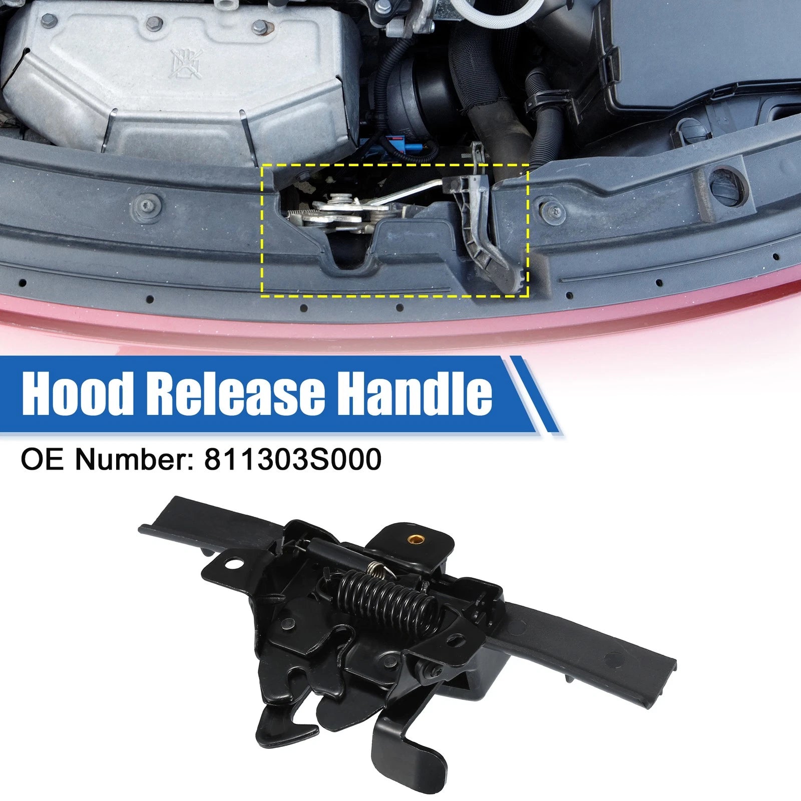 Hood Latch Assembly OEM Fit for Hyundai Sonata (2011–2014)
