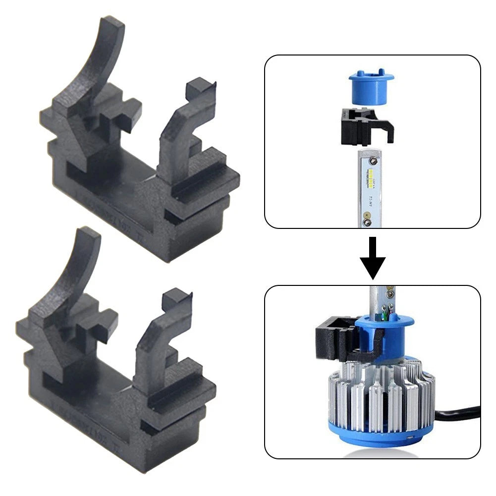 LED Headlight Bulb Holder Pair for Vehicle (33cm)