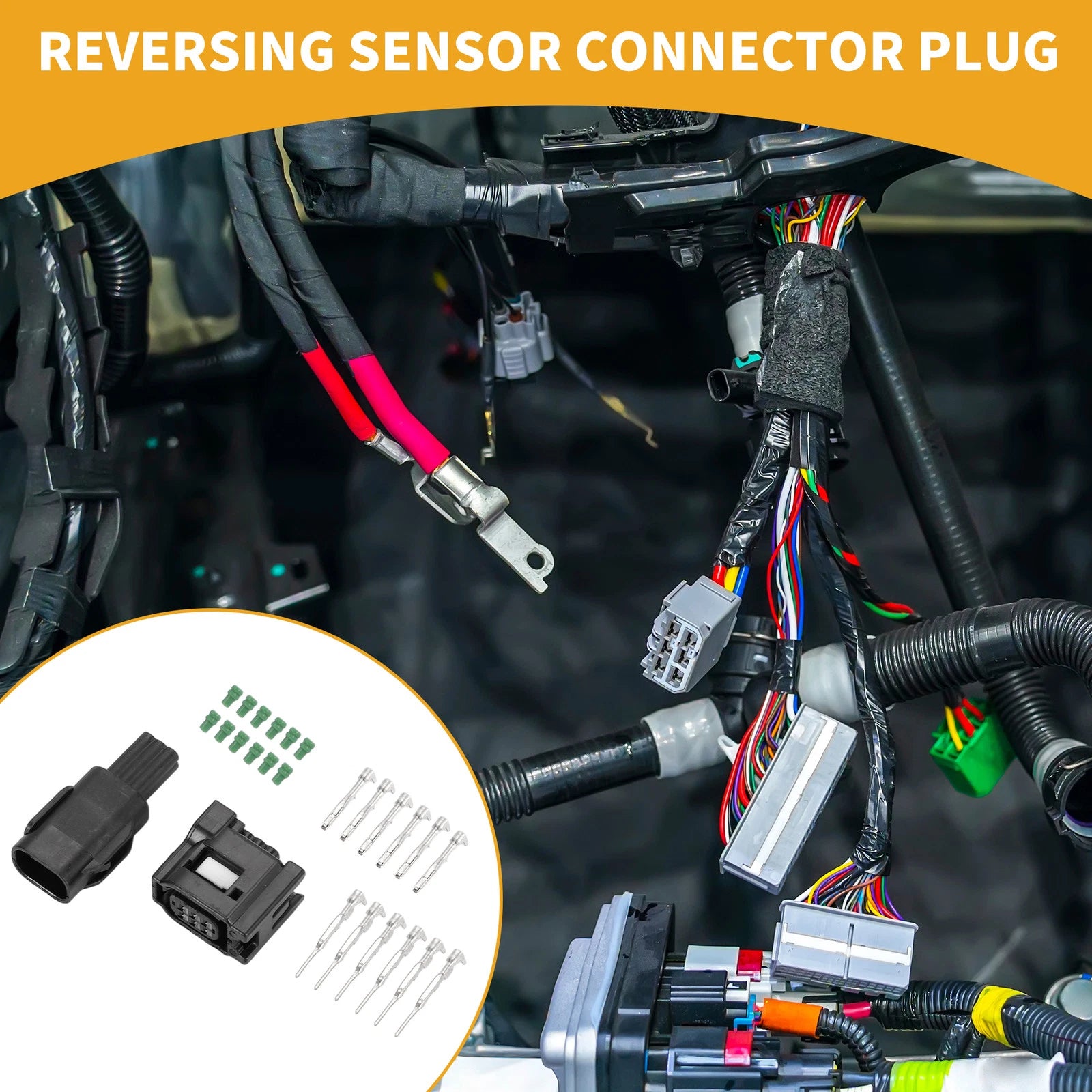 6 Pin Reversing Sensor Connector Plug for Toyota