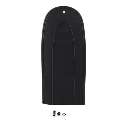 Black Leather Rivet Rear Fender Bib Solo Seat for Harley Softail (2018–2020)
