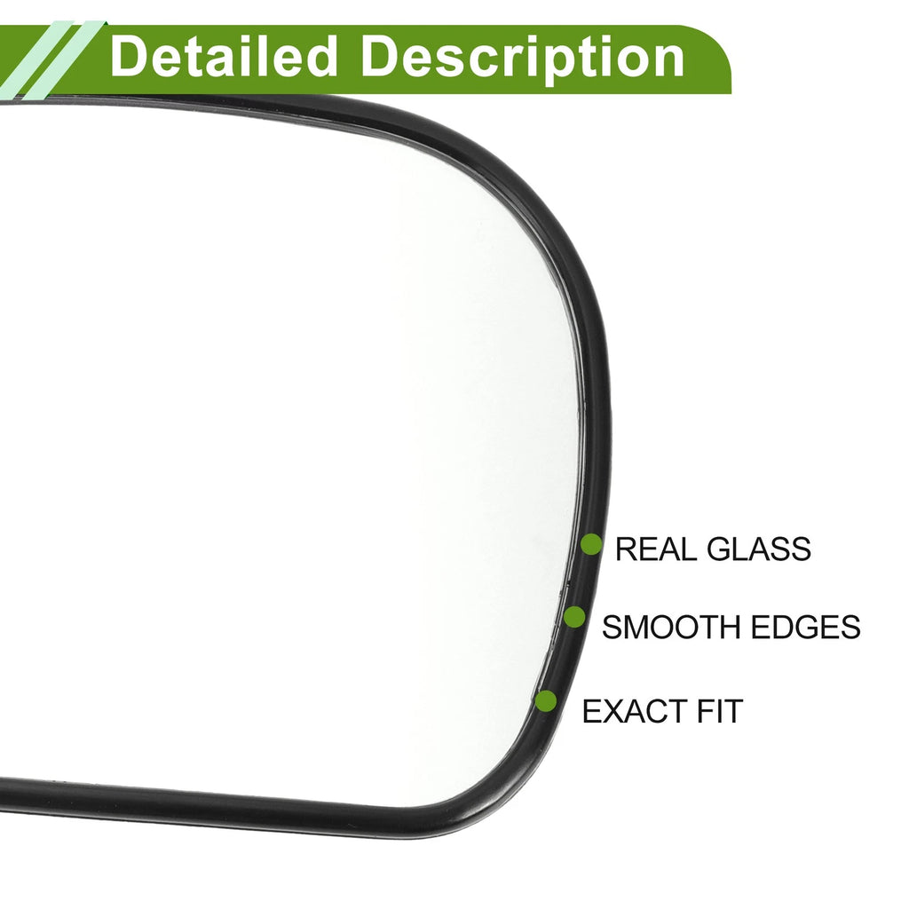 Non Heated Left Side Mirror Glass Replacement for Hyundai Sonata (1999–2005)