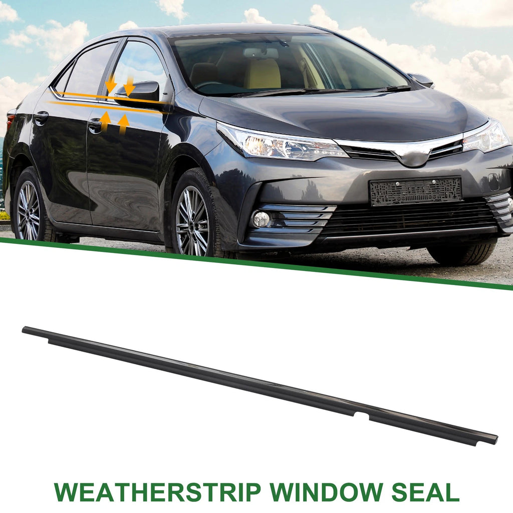 1pc Rear Right Window Weatherstrip Seal Replacement for Toyota Corolla (2005–2015)