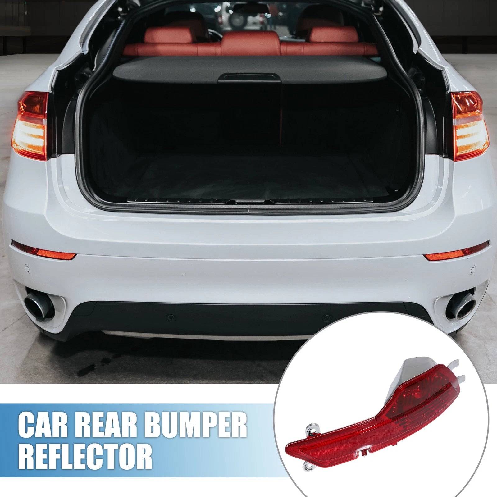 Rear Right Bumper Fog Light Reflector Replacement for BMW X6 E71 E72 (2009–2014)