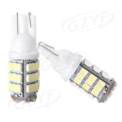 2X T10 168 LED Backup Reverse Lights Bulbs for Car (12V, 6000K)