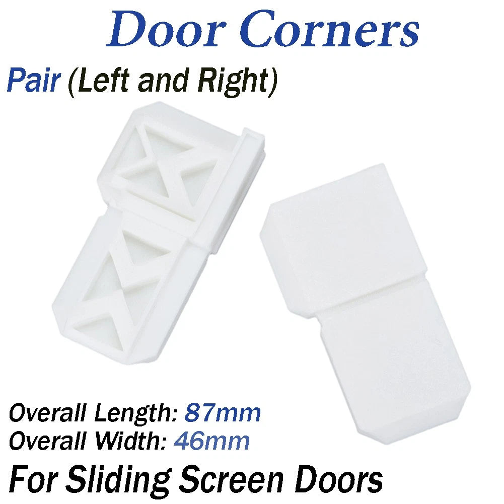 Replacement Corner for Sliding Screen Door Pair (Left & Right)
