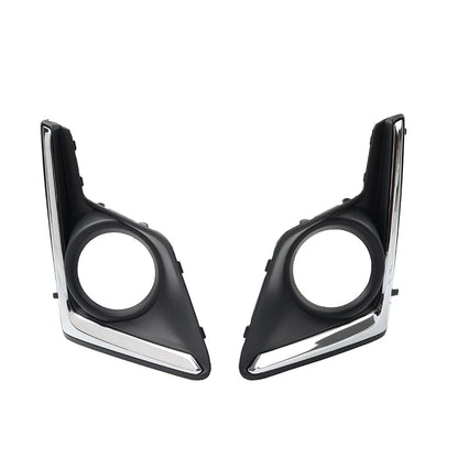 1 Pair Fog Light Chrome Bezel Cover for Subaru Crosstrek (2016–2017)