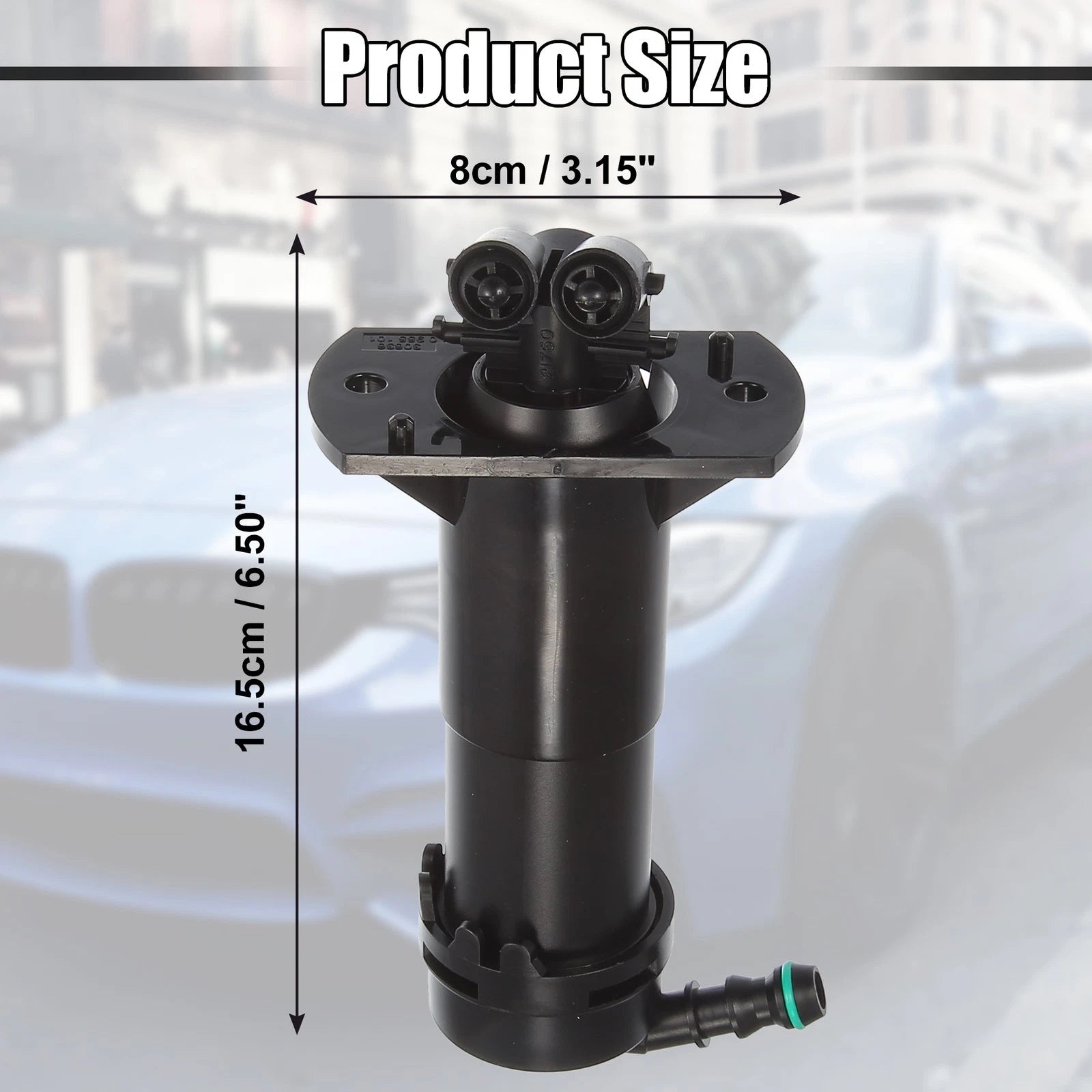 Headlight Washer Nozzle Sprayer Jet Front Left Right for Audi Q7 (2010–2015)