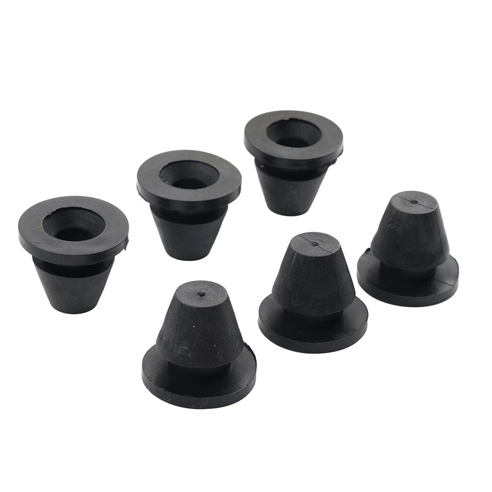 6PCS Rubber Side Cover Grommets for Harley Touring Road Electra Glide (2008–2024)