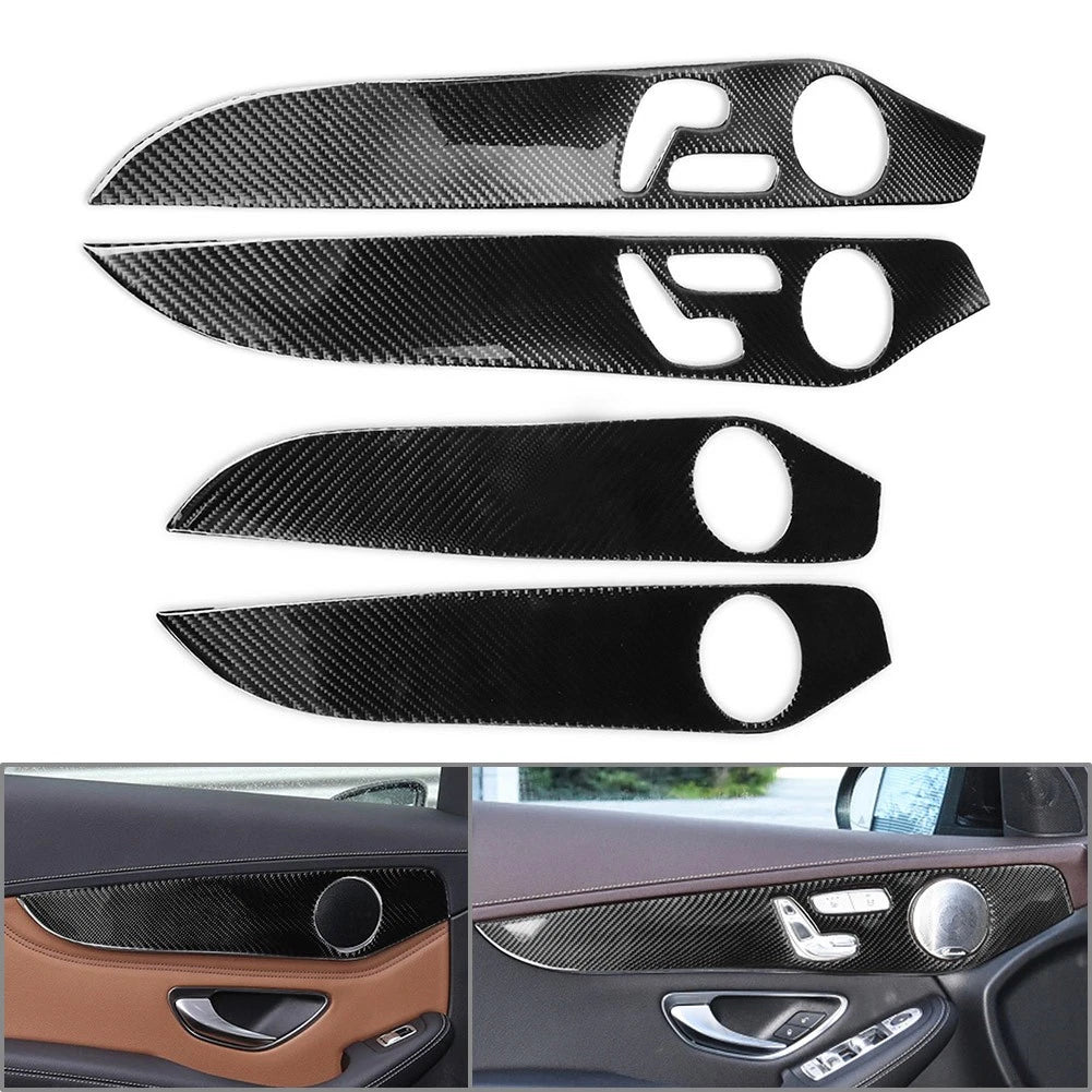 Interior Door Panel Cover Trim for Benz C Class W205 (2014–2021), GLC Class (2016–2021)