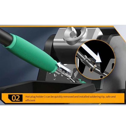 DWS-200 Handle Tools for Electronics (Drop-proof, Anti-slip Grip)