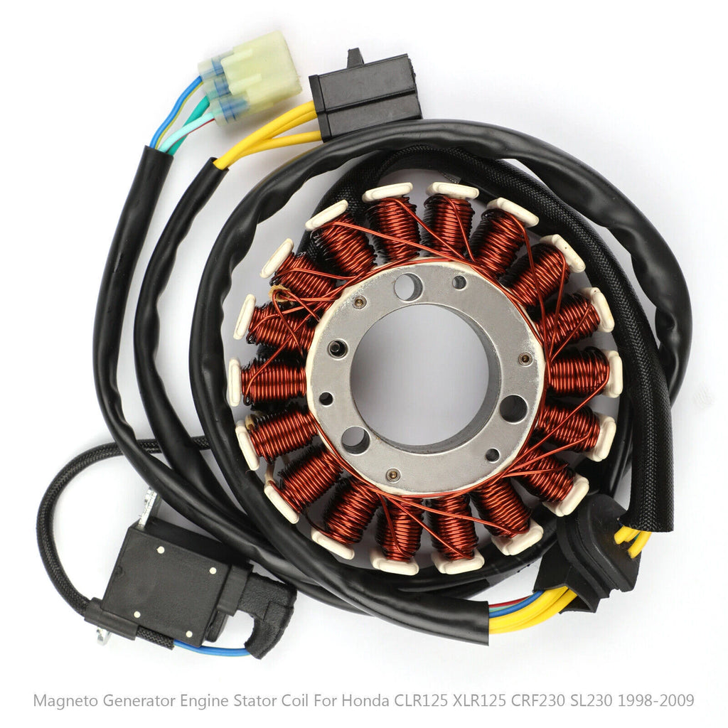 Generator Stator Coil for CLR125 XLR125 CRF230 SL230 (1998–2003, 2009) 31120-KFB-841 T9