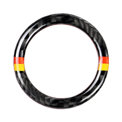 For Mercedes-Benz A B C GLC GLA Carbon Fiber Engine Start Stop Button Ring Cover