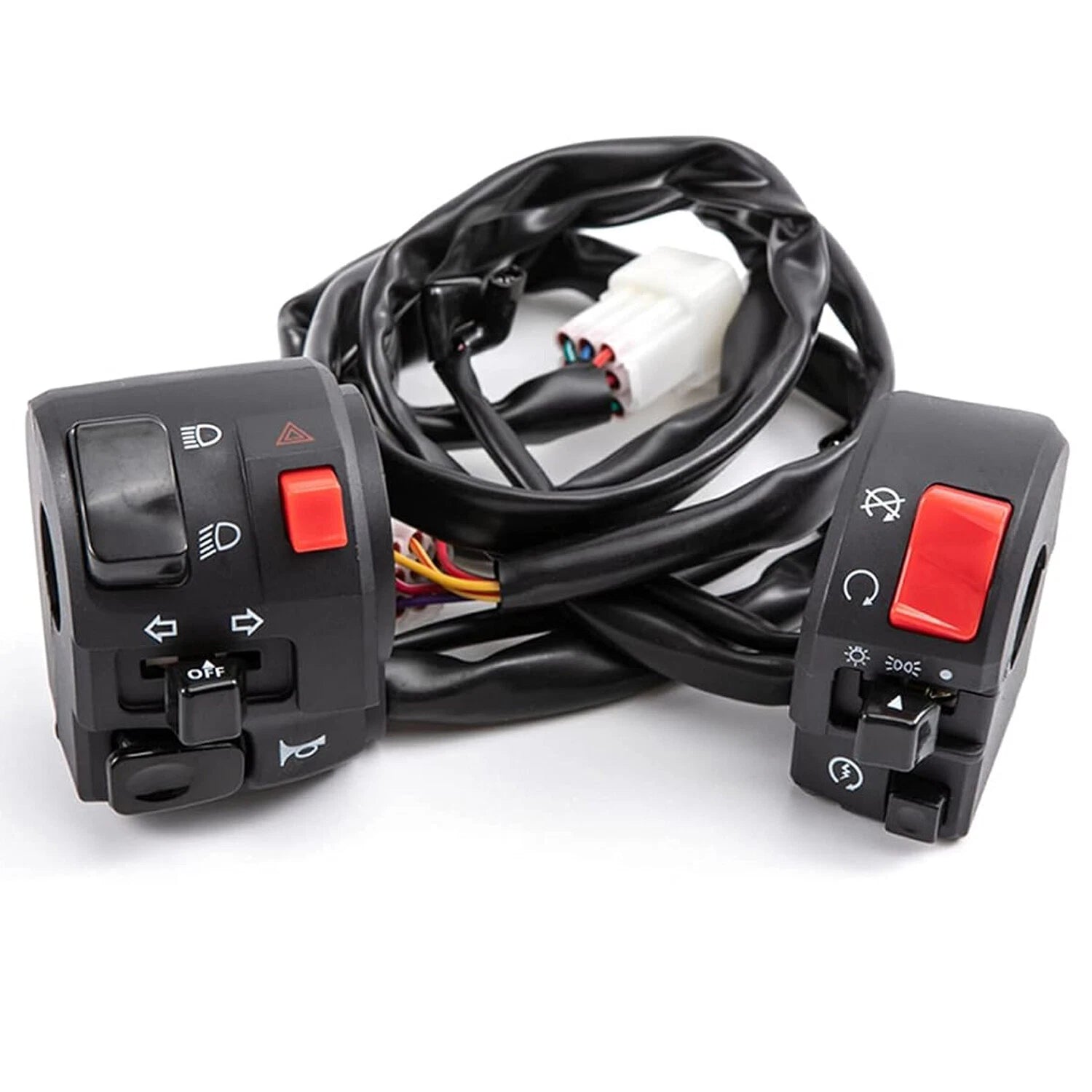 7/8" Handlebar Horn Button Turn Signal Fog Light Controller for Motorcycle